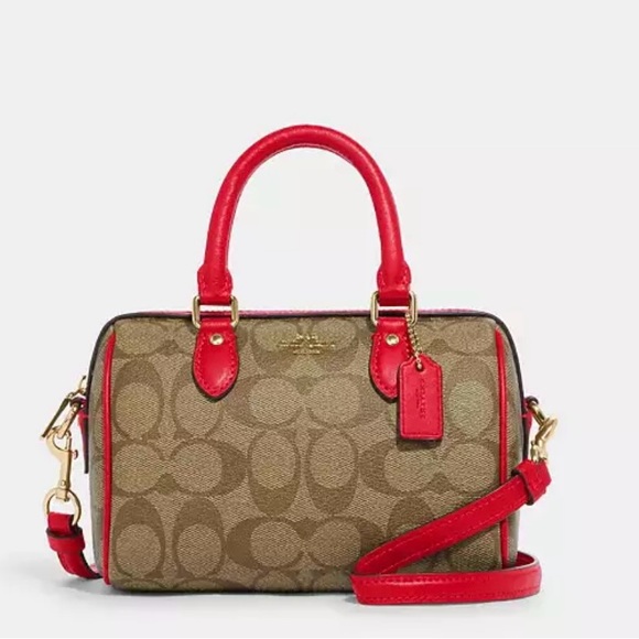 Coach Rowan Satchel Bag In Signature Canvas # CH469 - Picture 1 of 6